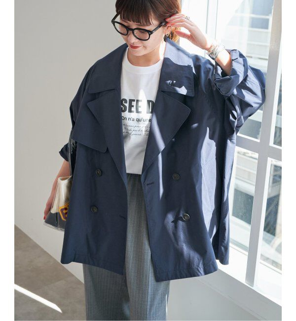 Spick and Span「《WEB限定 / 追加》C/Pミドル丈トレンチコート」|トレンチコート|