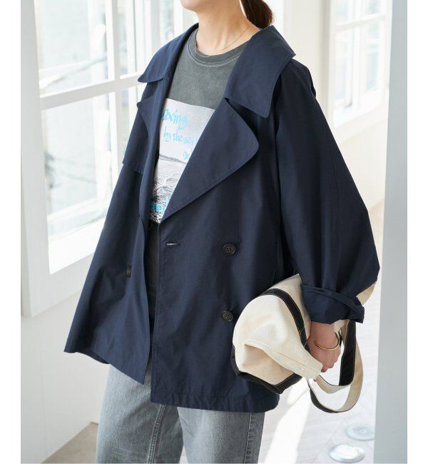 Spick and Span「《WEB限定 / 追加》C/Pミドル丈トレンチコート」|トレンチコート|