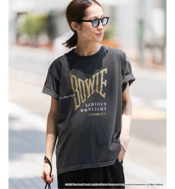 FRAMeWORK「GOOD ROCK SPEED/グッドロックスピード DAVID BOWIE」|Tシャツ・カットソー|ブラック D