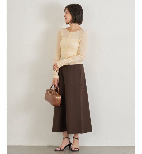 U by SPICK&SPAN「《WEB限定》カットフレアスカート」|スカート|