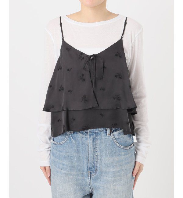 Spick and Span「TICCA / ティッカ フラワー2wayビスチェ」|キャミソール|