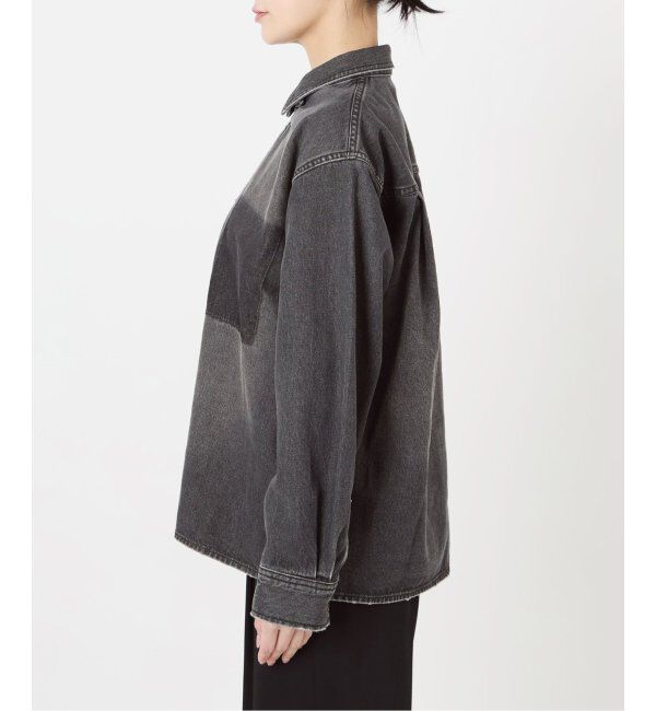 Spick and Span「《WEB限定 / 追加》5 1/2 SOFT DENIM SHIRT」|シャツ・ブラウス|