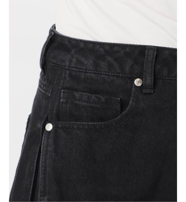 U by SPICK&SPAN「《追加》サイドタックワイドデニム」|デニム|