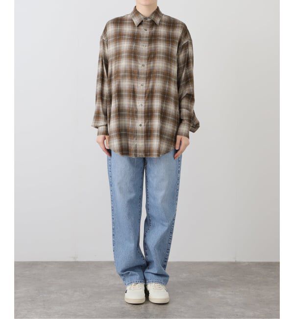 FRAMeWORK「JANE SMITH/ジェーンスミス COTTON RAYON SILK PRINT CHECK」|シャツ・ブラウス|