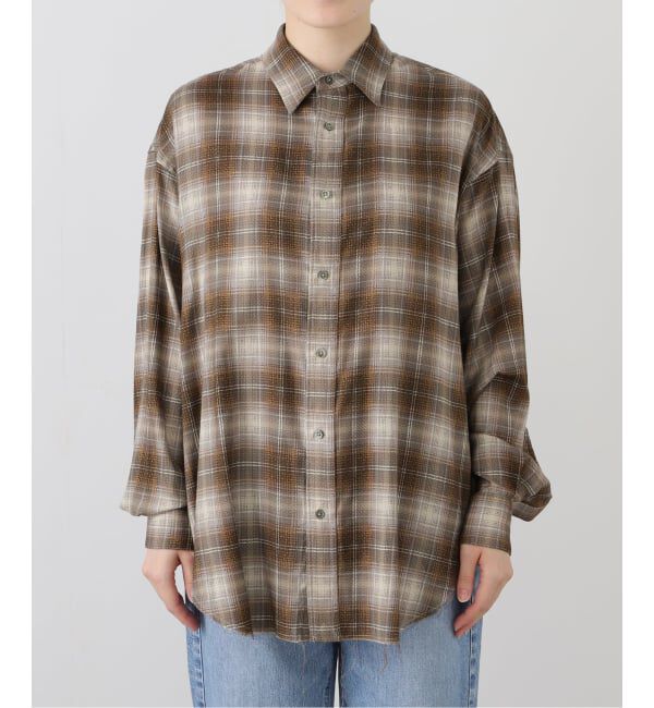 FRAMeWORK「JANE SMITH/ジェーンスミス COTTON RAYON SILK PRINT CHECK」|シャツ・ブラウス|