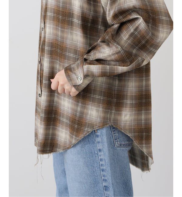 FRAMeWORK「JANE SMITH/ジェーンスミス COTTON RAYON SILK PRINT CHECK」|シャツ・ブラウス|