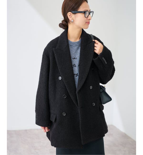 FRAMeWORK「COUTURE D`ADAM/クチュールドアダム 別注cottage coat alpaca italia」|その他|ブラック