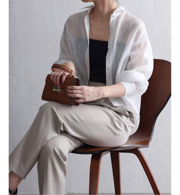  「《追加》シアーパールシャツ」|シャツ・ブラウス|