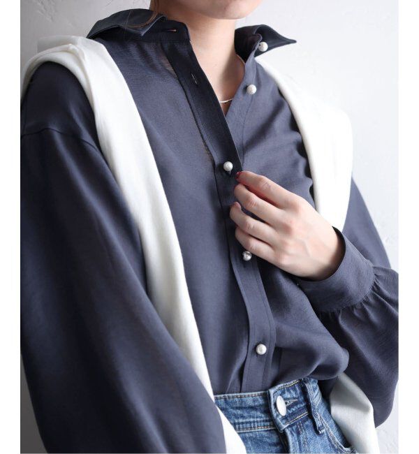  「《追加》シアーパールシャツ」|シャツ・ブラウス|