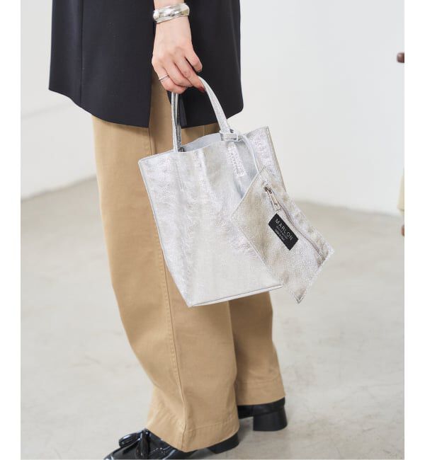  「MARLON/マーロン SHOPPER MINI LAMI」|トートバッグ|