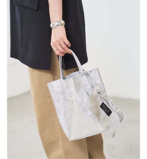  「MARLON/マーロン SHOPPER MINI LAMI」|トートバッグ|