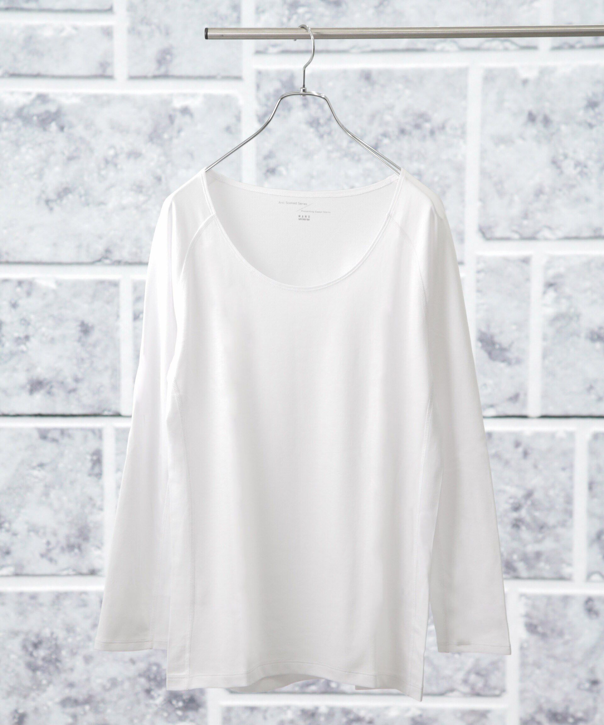 nano･universe「Anti Soaked(R)Plus インナーTシャツ 長袖」|Tシャツ・カットソー|