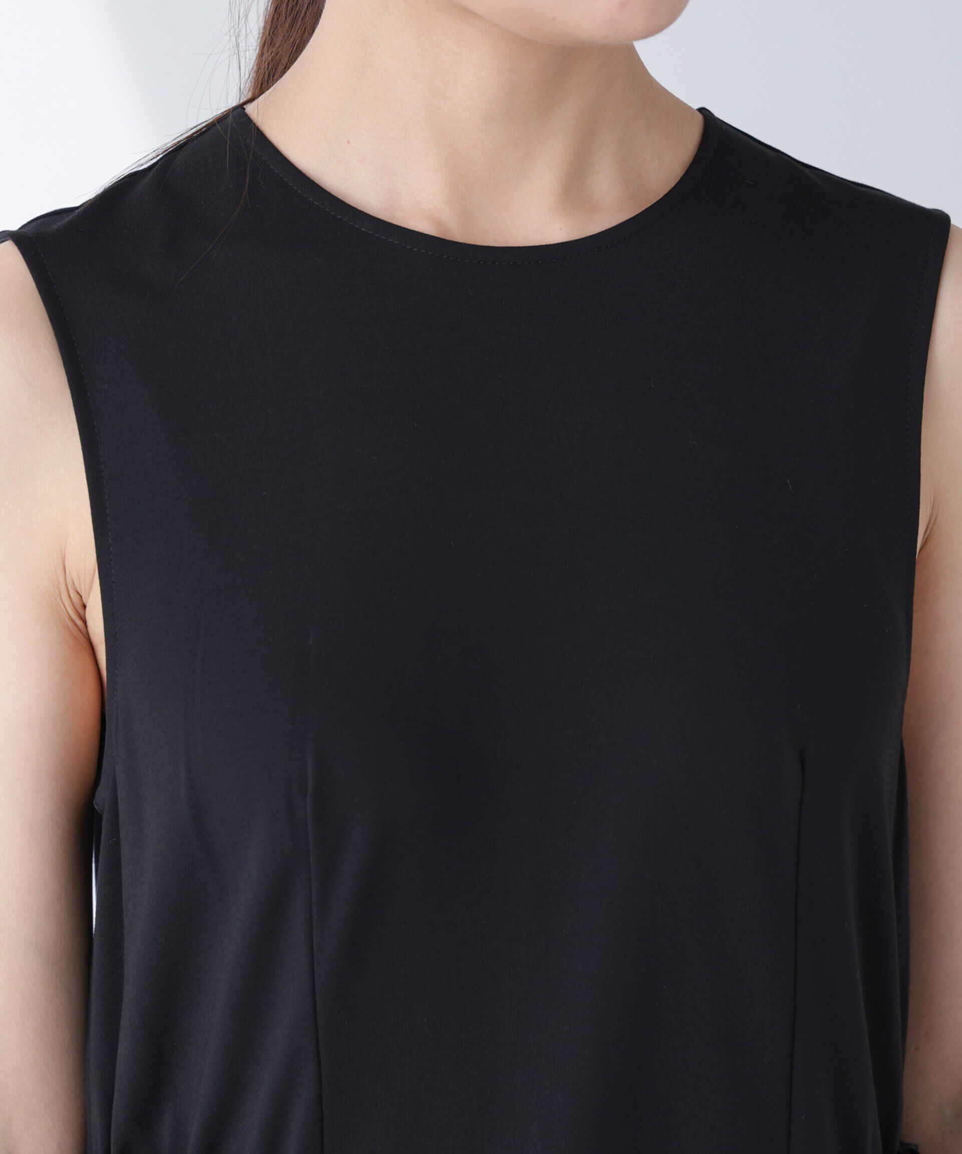 nano･universe「AtPARK＆DAILYWEAR/サイドドロストトップス（セットアップ可）」|Tシャツ・カットソー|