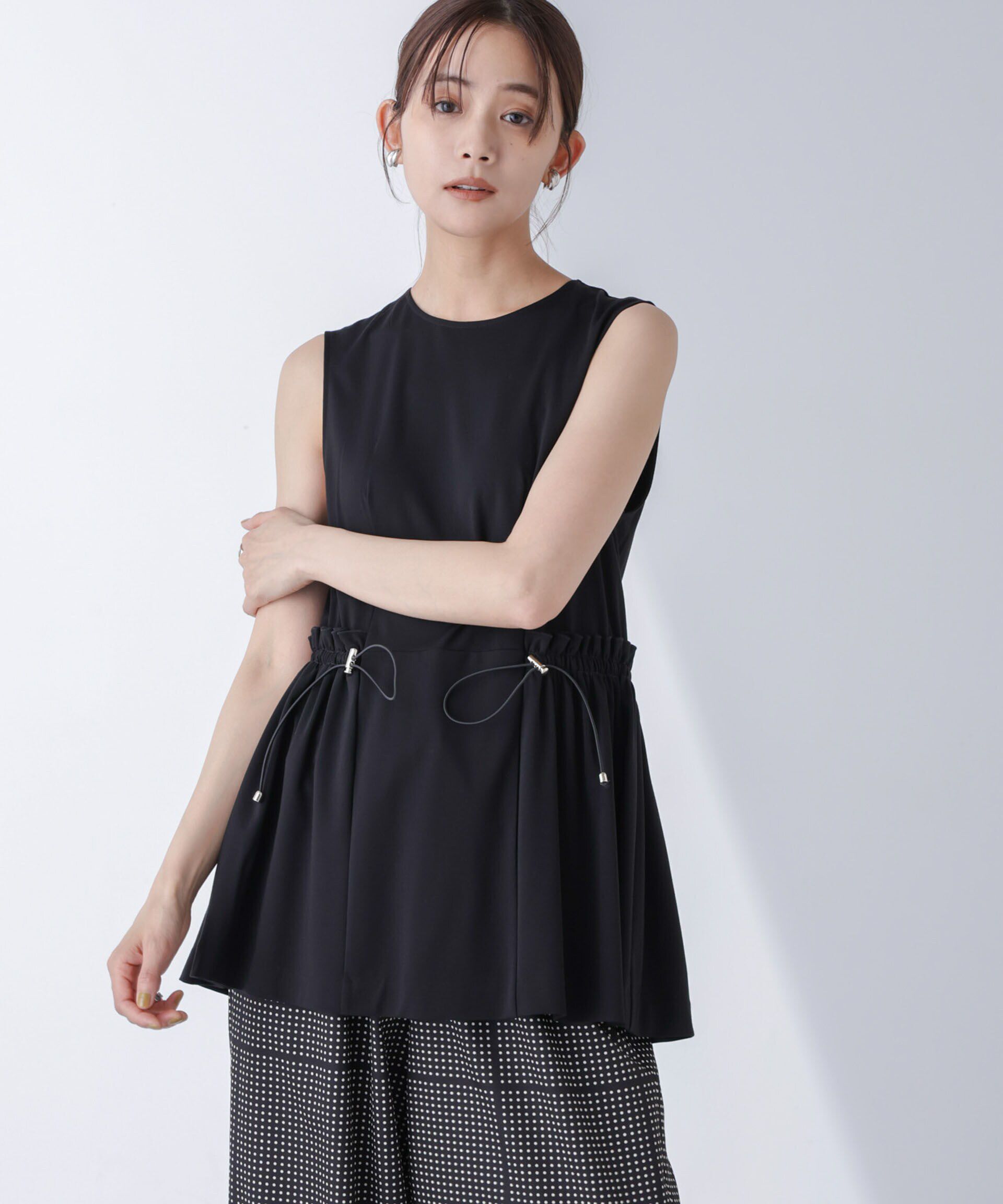 nano･universe「AtPARK＆DAILYWEAR/サイドドロストトップス（セットアップ可）」|Tシャツ・カットソー|