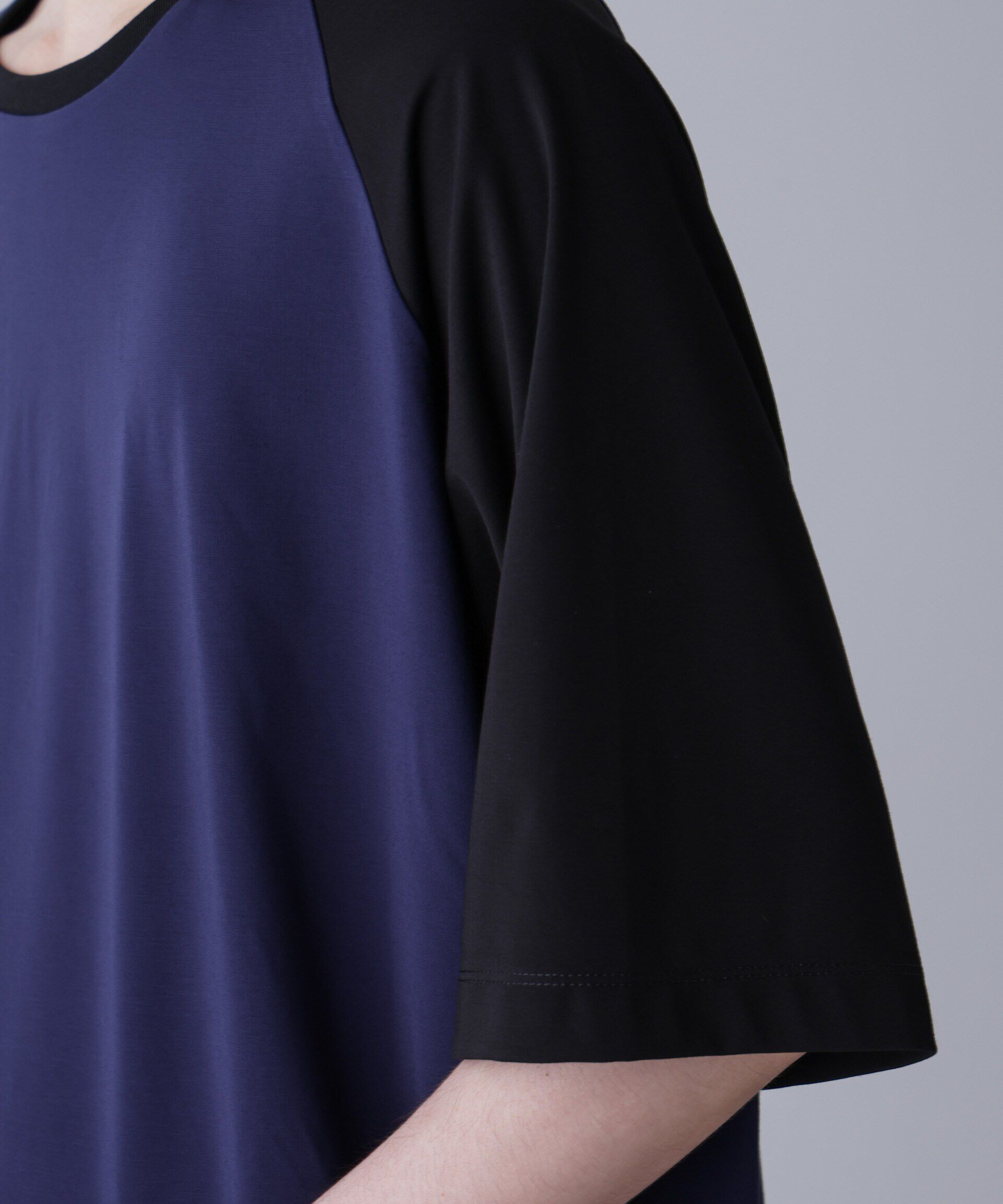 nano･universe「ワイドシルエットラグランTシャツ 半袖」|Tシャツ・カットソー|