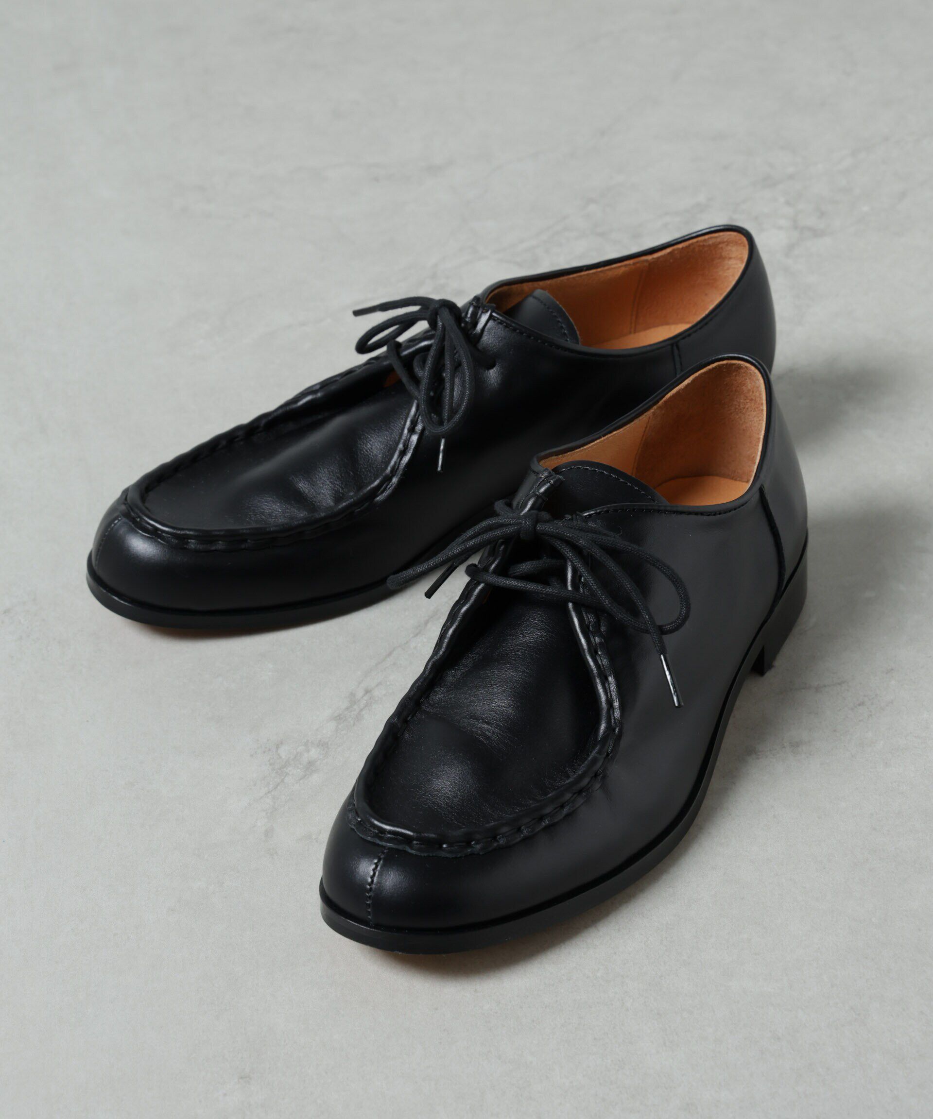 nano･universe「PADRONE THE STANDARD LINE/別注 TYROLEAN SHOES / チロリアンシューズ」|ビジネス・ドレスシューズ|ブラック
