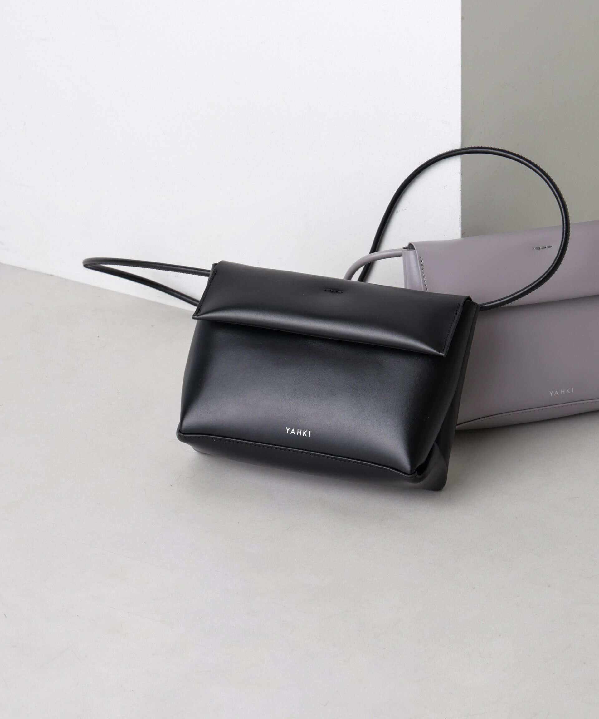 nano･universe「YAHKI/W FACE 2WAYバッグ」|ショルダー・メッセンジャー|ブラック