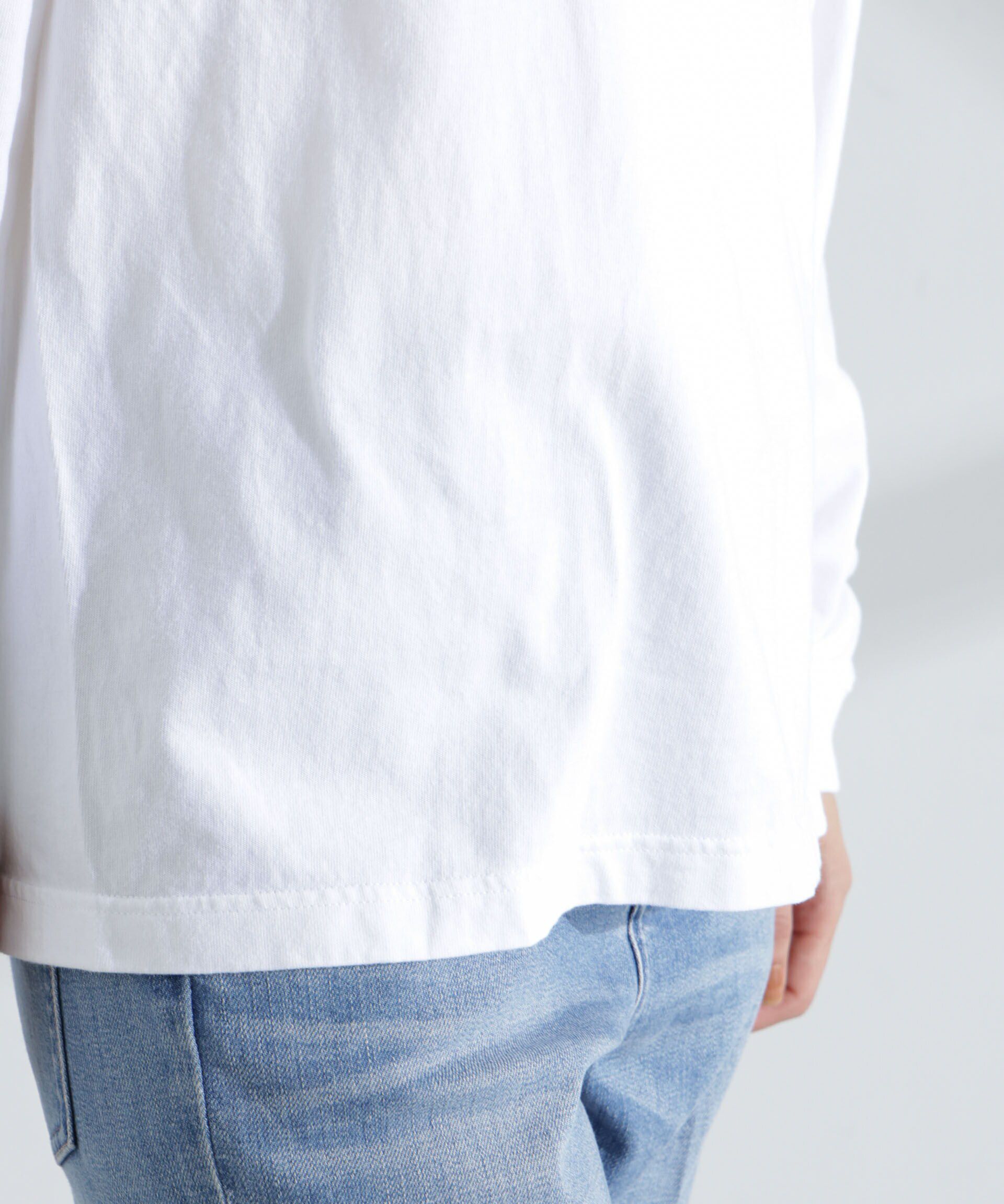 nano･universe「GOOD ROCK SPEED/NYC プリント ロングスリーブTee ホワイト」|Tシャツ・カットソー|