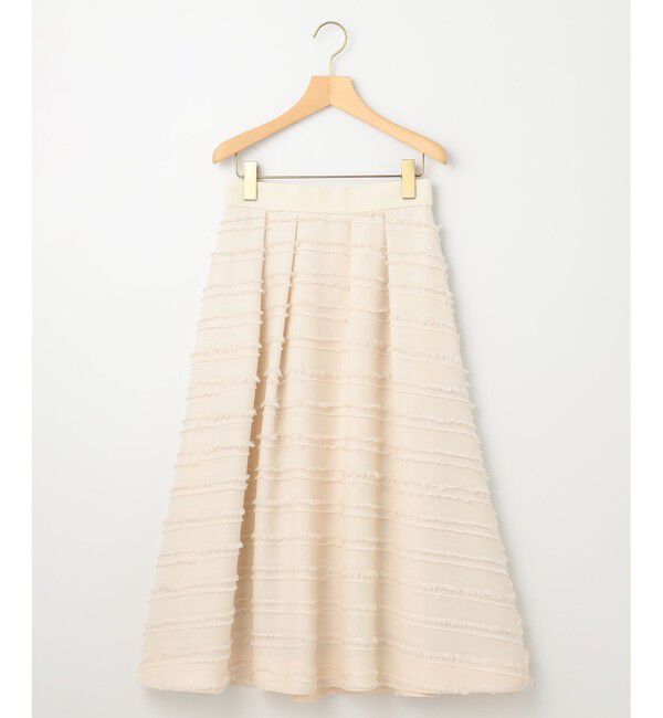 組曲「【WEB限定】ボーダーカットジャカード フレアスカート」|スカート|