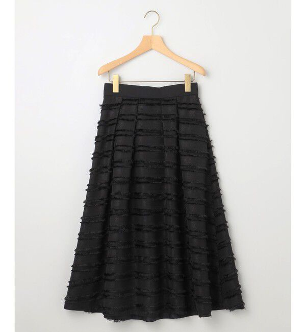 組曲「【WEB限定】ボーダーカットジャカード フレアスカート」|スカート|