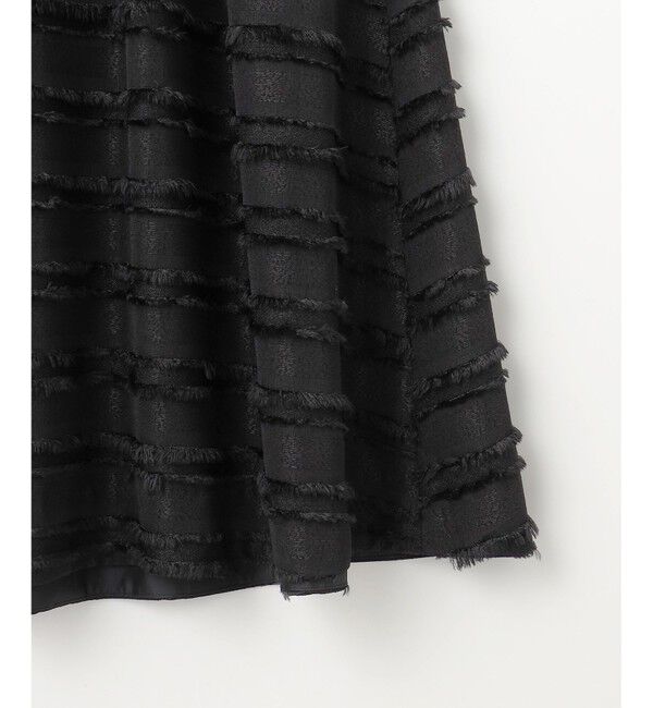 組曲「【WEB限定】ボーダーカットジャカード フレアスカート」|スカート|