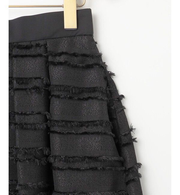 組曲「【WEB限定】ボーダーカットジャカード フレアスカート」|スカート|