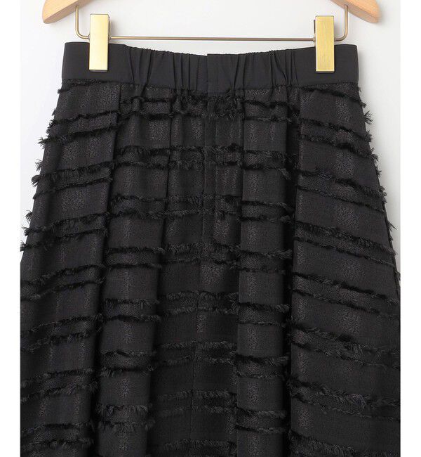 組曲「【WEB限定】ボーダーカットジャカード フレアスカート」|スカート|
