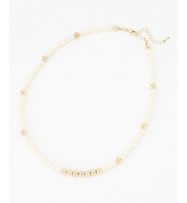 組曲「パール&メタルチェーンネックレス」|ネックレス|