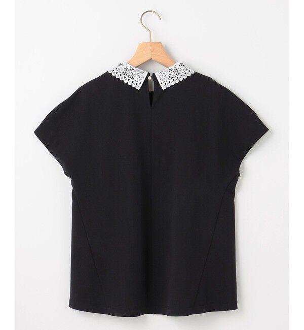 組曲「【2WAY】レース襟フレンチテリー カットソー」|Tシャツ・カットソー|