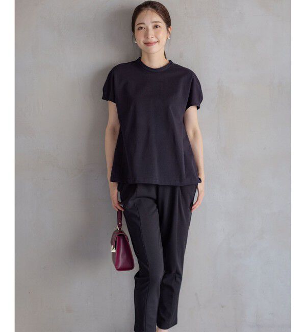 組曲「【2WAY】レース襟フレンチテリー カットソー」|Tシャツ・カットソー|