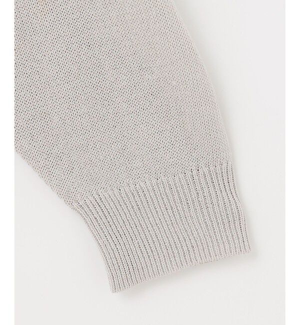 自由区「【洗える・XSサイズあり】ペーパーコットンアセテート  ニット」|ニット・セーター|