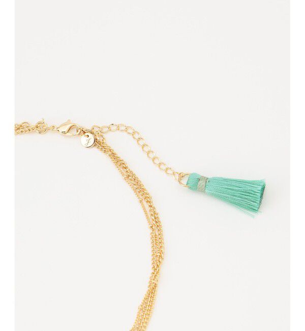 自由区「【カタログ掲載】ストーンミックスフリンジ2WAY ネックレス」|ネックレス|