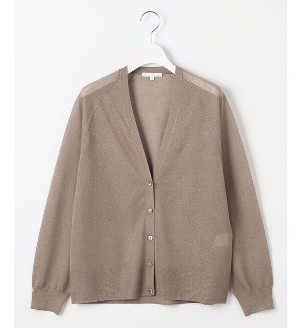 自由区「【洗える】ブライトシアー カーディガン」|カーディガン|