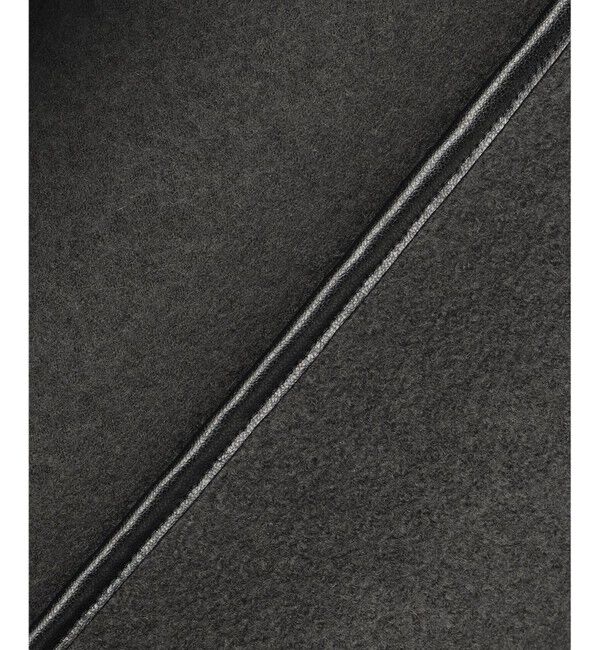 23区「コンプレストパイル ノーカラー アウター」|テーラードジャケット|