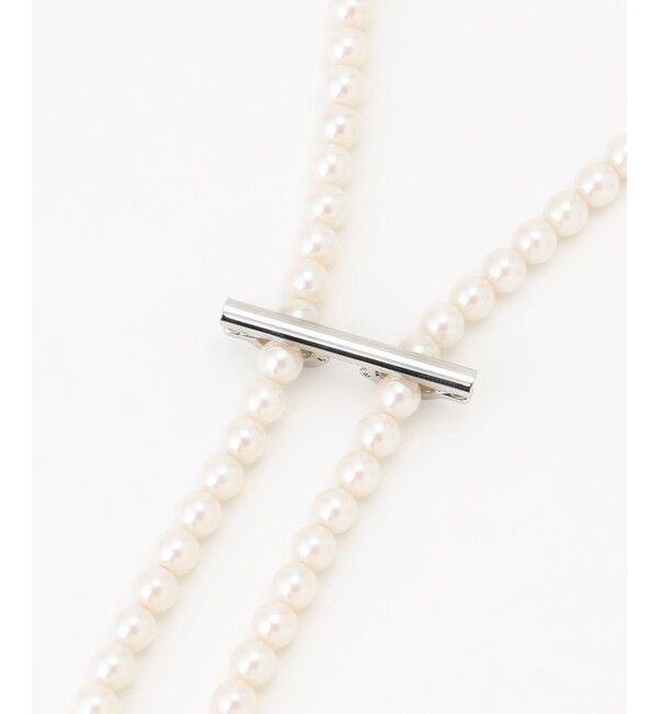 23区「クリップ パール ラリエット ネックレス」|ネックレス|