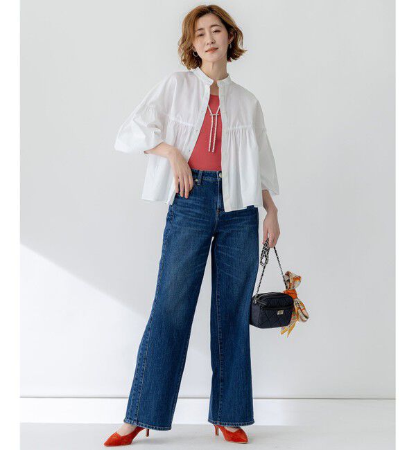 23区「クリップ パール ラリエット ネックレス」|ネックレス|