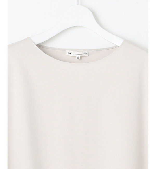 23区「【洗える】スムースデザイン フォルム カットソー」|Tシャツ・カットソー|