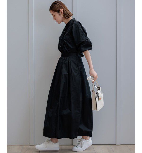 23区「ナイロンコットンポプリン ボリュームスリーブ ブラウス」|シャツ・ブラウス|