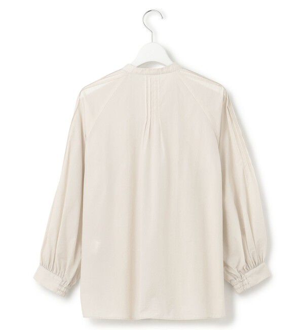 23区「ナイロンコットンポプリン ボリュームスリーブ ブラウス」|シャツ・ブラウス|