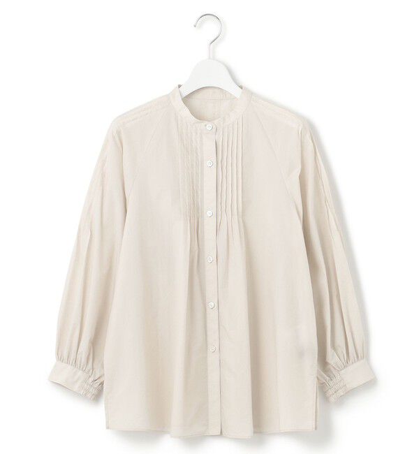 23区「ナイロンコットンポプリン ボリュームスリーブ ブラウス」|シャツ・ブラウス|