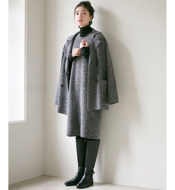 23区「【SLOW/一部店舗限定】ニットトータル スリーブレス ワンピース」|ワンピース|