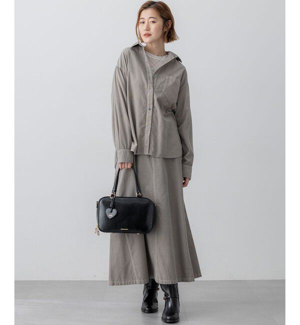 23区「【見上愛さん着用/Oggi11月号掲載】コットン コーデュロイ シャツ」|シャツ・ブラウス|