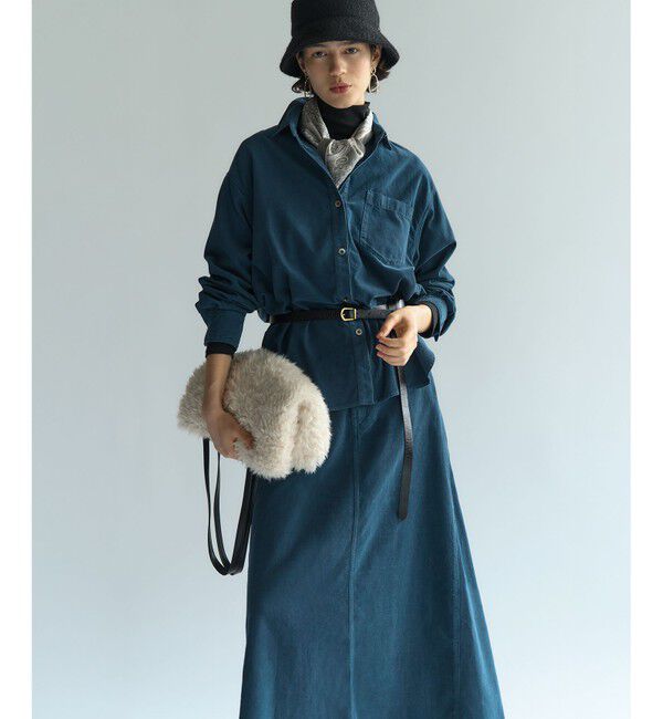 23区「【見上愛さん着用/Oggi11月号掲載】コットン コーデュロイ シャツ」|シャツ・ブラウス|