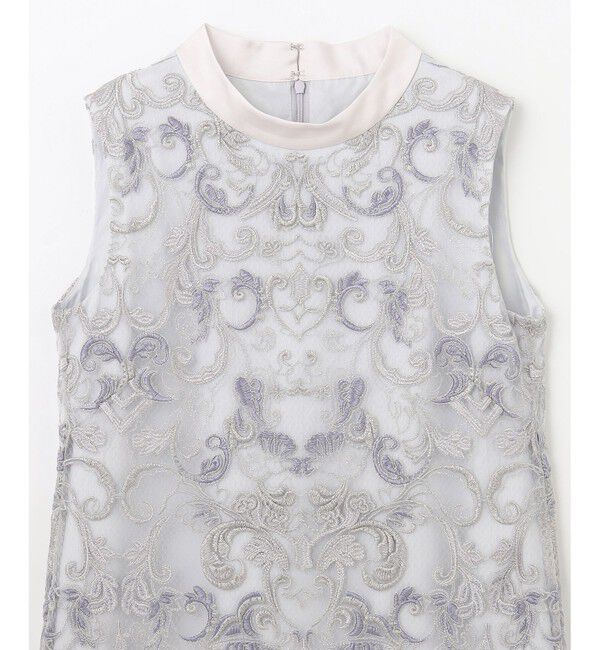 GRACE CONTINENTAL「ラメオーナメントミニドレス」|ドレス|