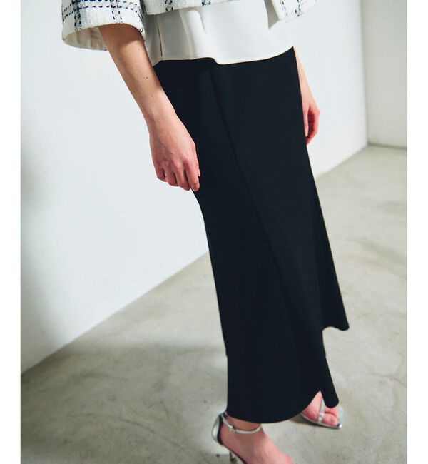 Grace Class「トリアセニットマーメイドスカート」|スカート|ブラック