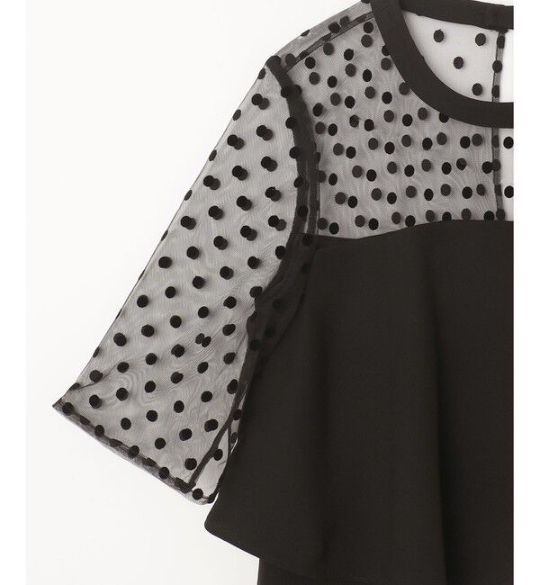 Grace Class「ドットチュールサロペット」|オールインワン|