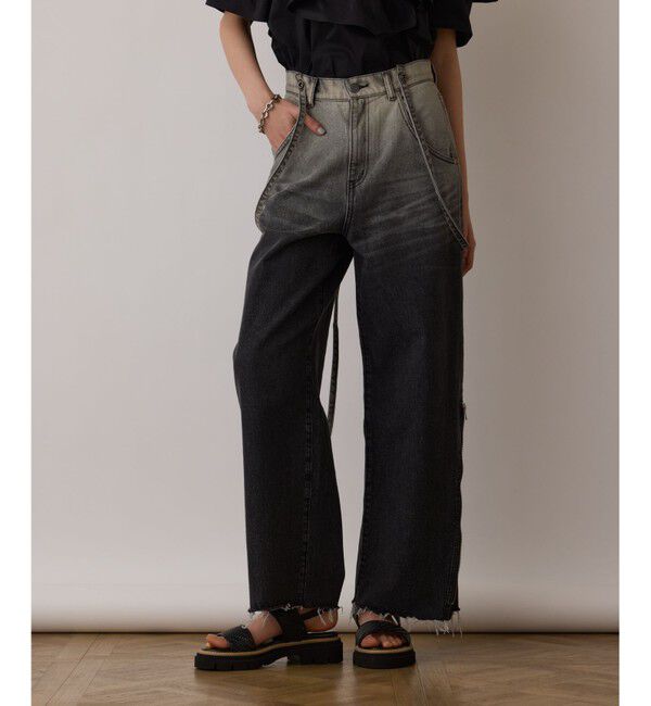 Diagram「サス付zipデニムパンツ」|デニム|