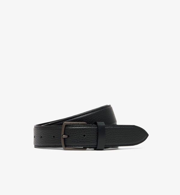 LACOSTE「ストレッチレザーベルト」|ベルト|ブラック