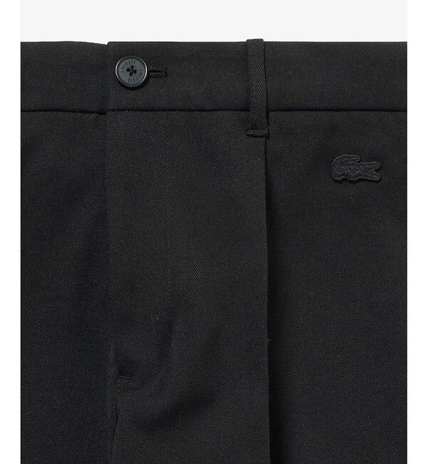 LACOSTE「スリムフィット ウールライクストレッチスラックス」|スラックス|