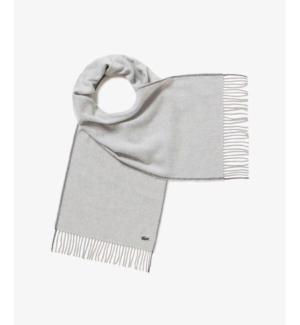 LACOSTE「サスティナブルヘリンボーンマフラー」|マフラー|